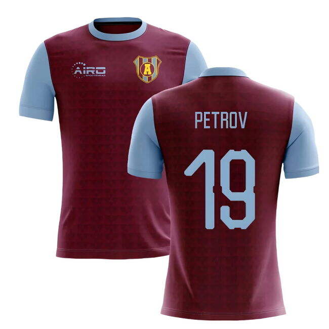Ultra Comfort Football Villa Home Concept Football Shirt Petrov #1...
