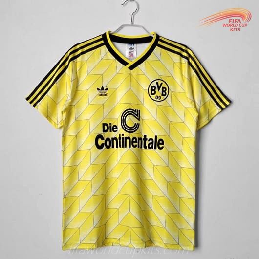 Dortmund 1988 Home Football Kit