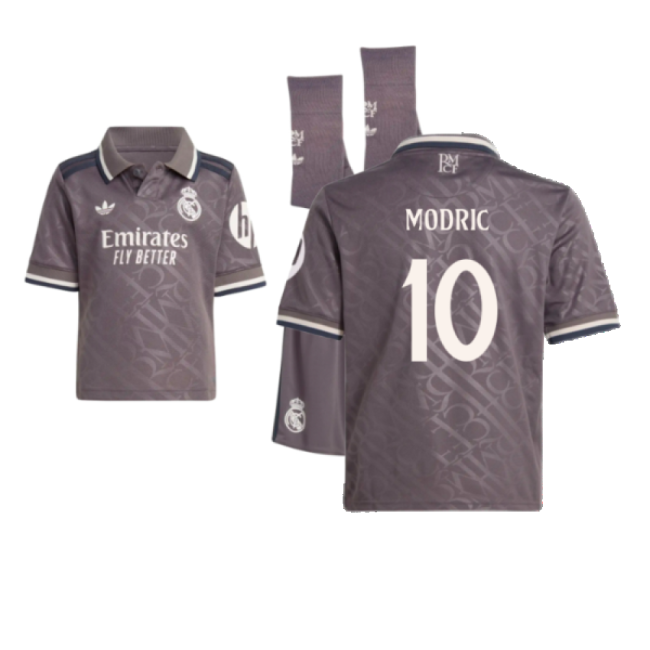 2024-2025 Real Madrid Third Modern Football Shirt - Youth (Modric 10)