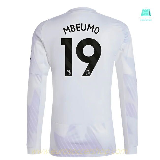 2025-2026 Man Utd Long Sleeve Away Shirt (Mbeumo 19)