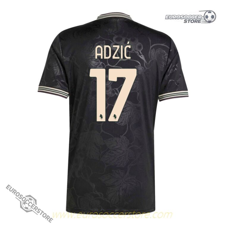 Juventus Third Jersey 25-26 with ADZIĆ 17
