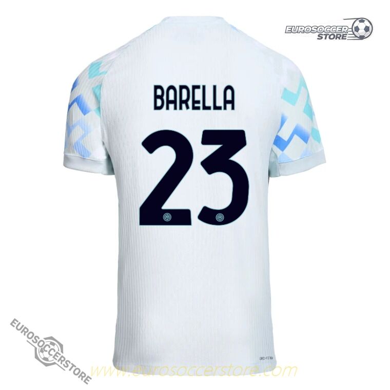 Inter Milan 25-26 Away BARELLA 23 Football Jersey (Player Version)