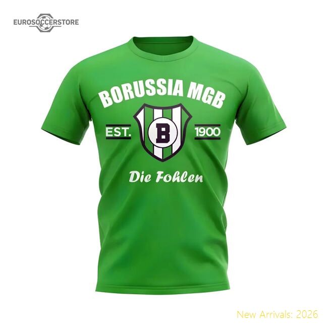 Borussia Mgb Established Football Fan T-shirt (green) - Match Quality