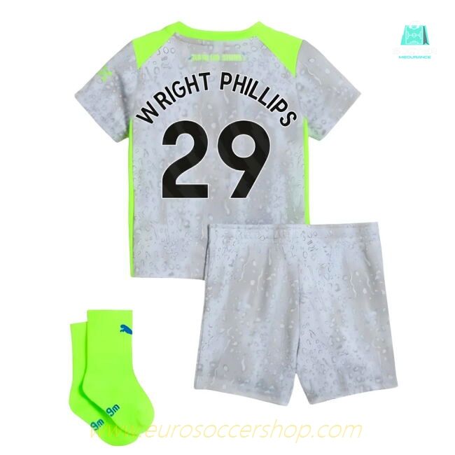 2025-2026 Man City Third Baby Kit (Wright Phillips 29)