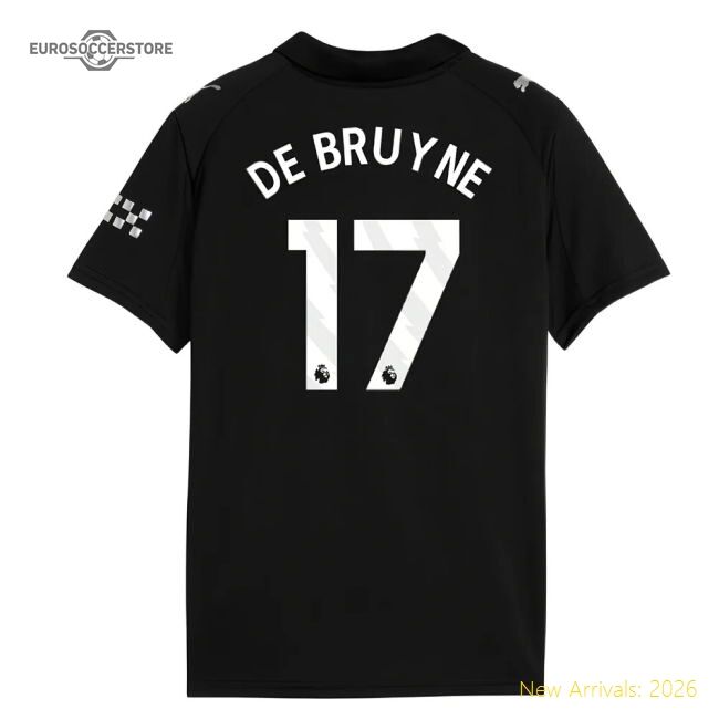 High-end Flight Premier League Team De Bruyne Away Jersey Textile