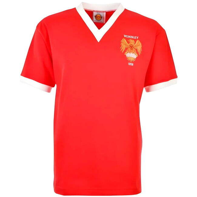 High-Quality Man Utd Reds 1958 1958 Manchester Reds 1958 FA Cup Fin...