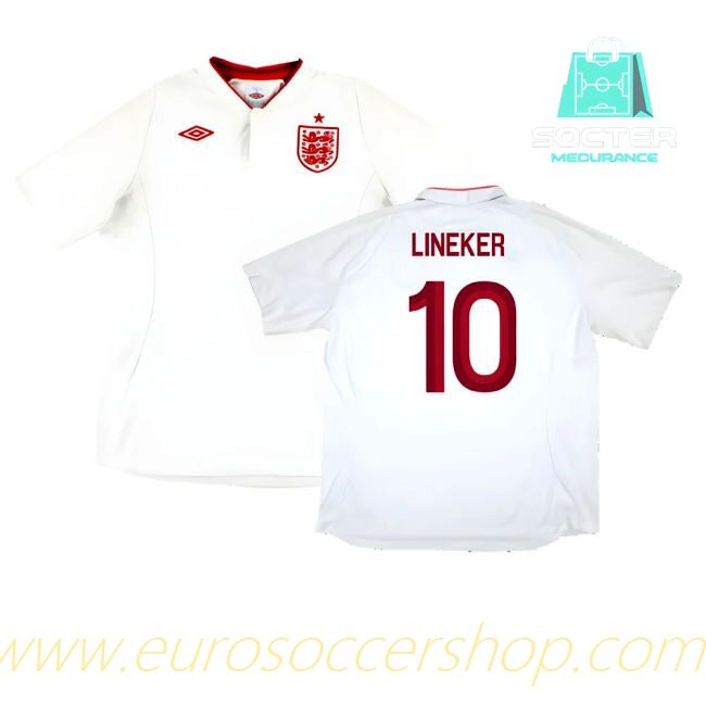 England National Team Home Kit Genuine (Lineker 10)