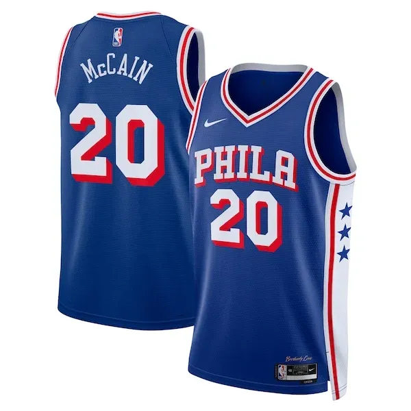 Premium-Quality Jared McCain PHI Swingman Jersey - Economical