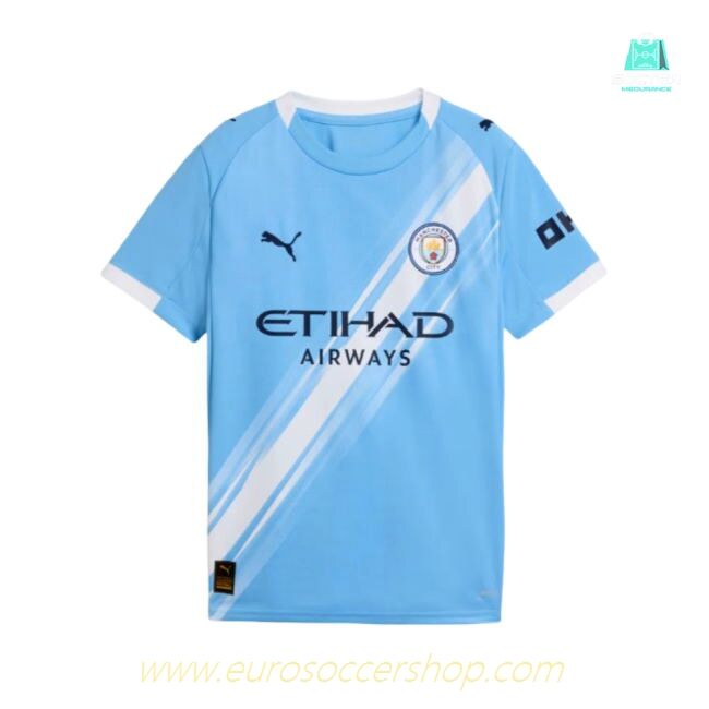 2025-2026 Man City Home Shirt (Kids) (Foden 47)