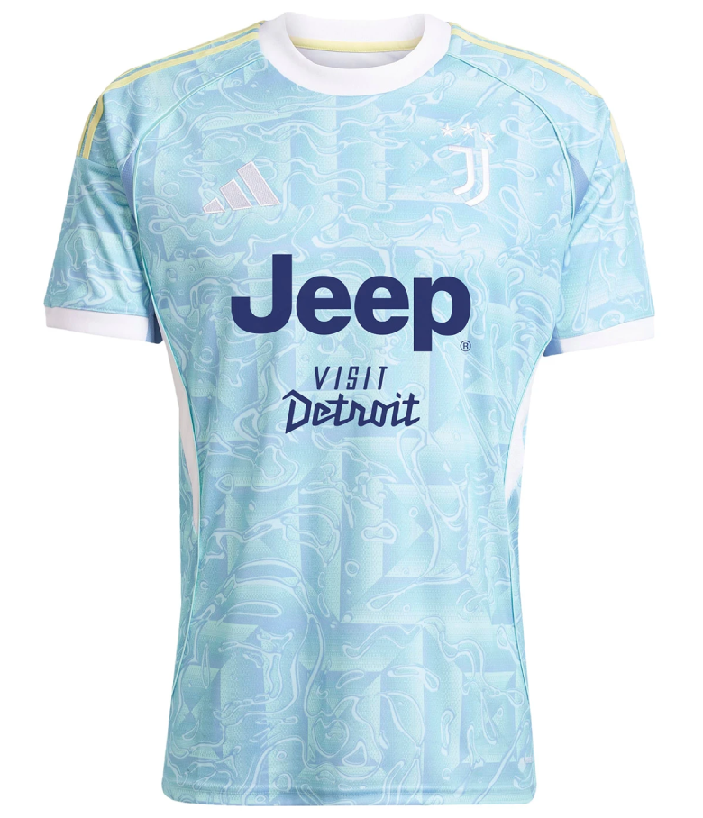 Juventus 25-26 Season Away Jersey with Jeep Sponsorship