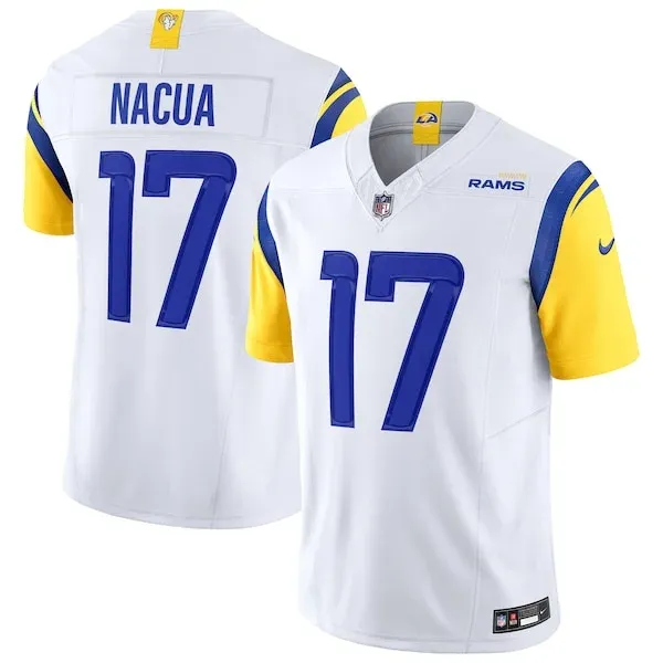 Los Angeles Rams Limited NFL Jersey - White | Top-Grade Football Ap...