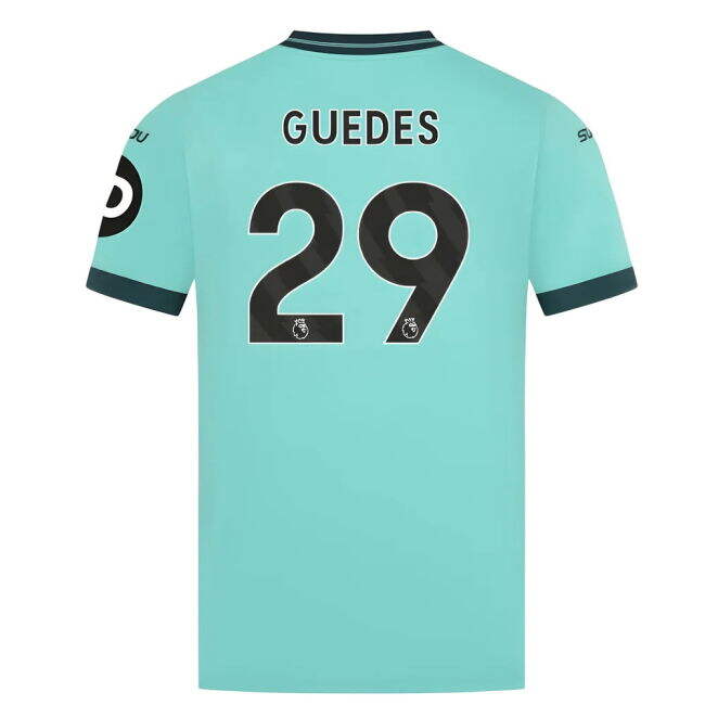 Avid Wolves Wolves Away Shirt Guedes #29 Elite Performance Updated...