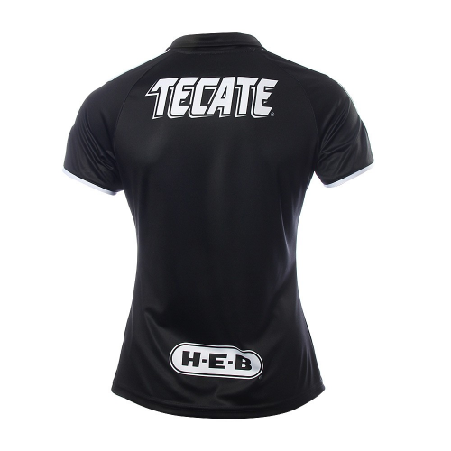 Women's Monterrey Third 201718 Black Soccer Jersey Shirt - Official