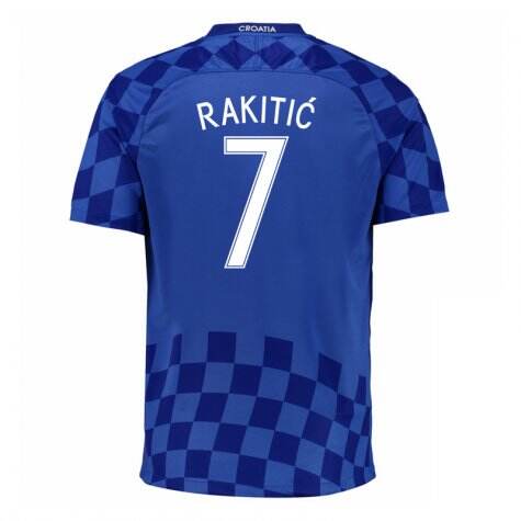 Croatia Away 2016 Rakitic 7 Soccer Jersey Shirt - Official Replica