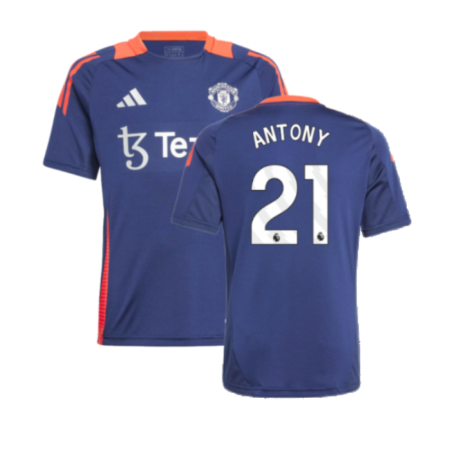 Stylish Man Utd 2024-2025 Man Utd Training Jersey (Night Indigo) - ...