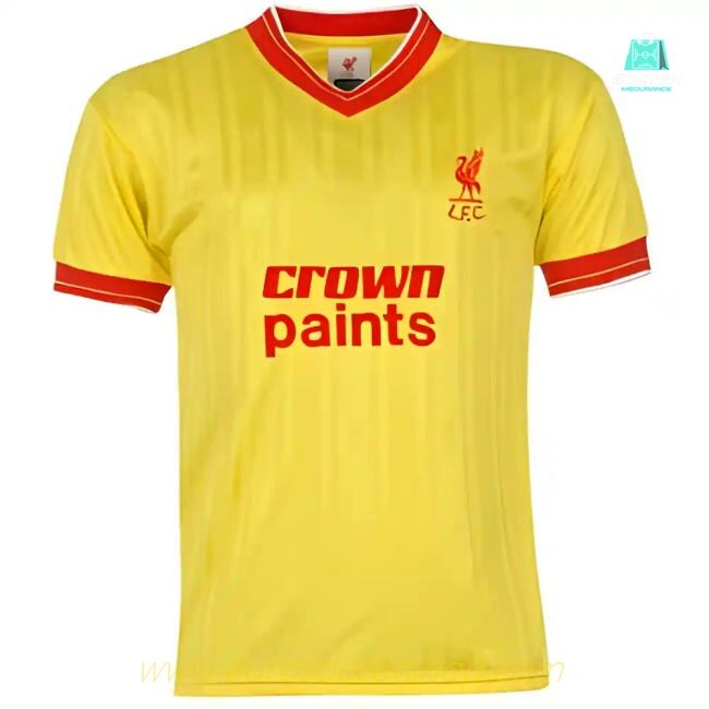 1986 Liverpool Away Crown Paints Shirt