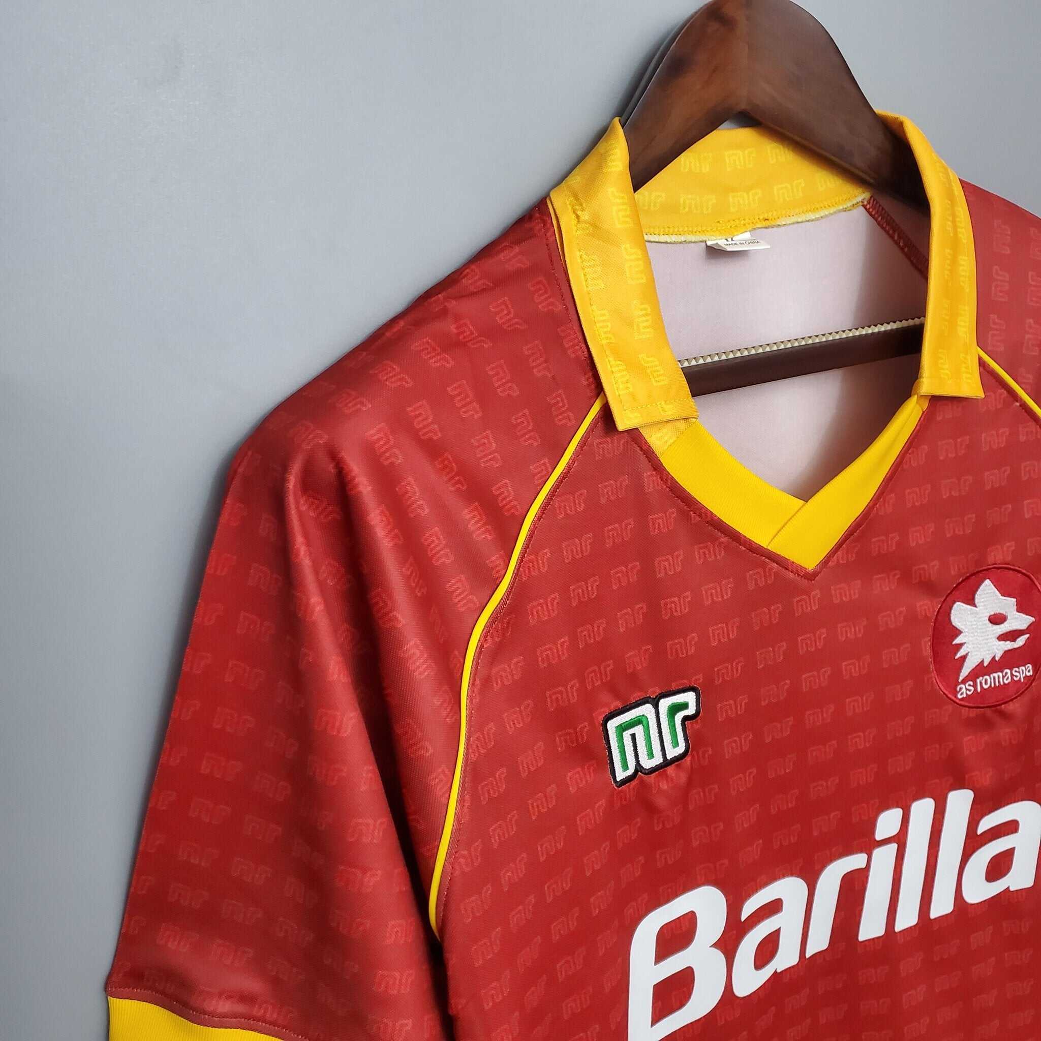 1990-1991 AS Roma Home retro kit