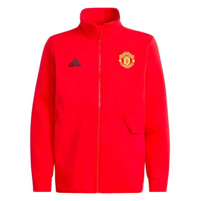 2023-2024 Man Utd Anthem Jacket (Red) - Kids - premium