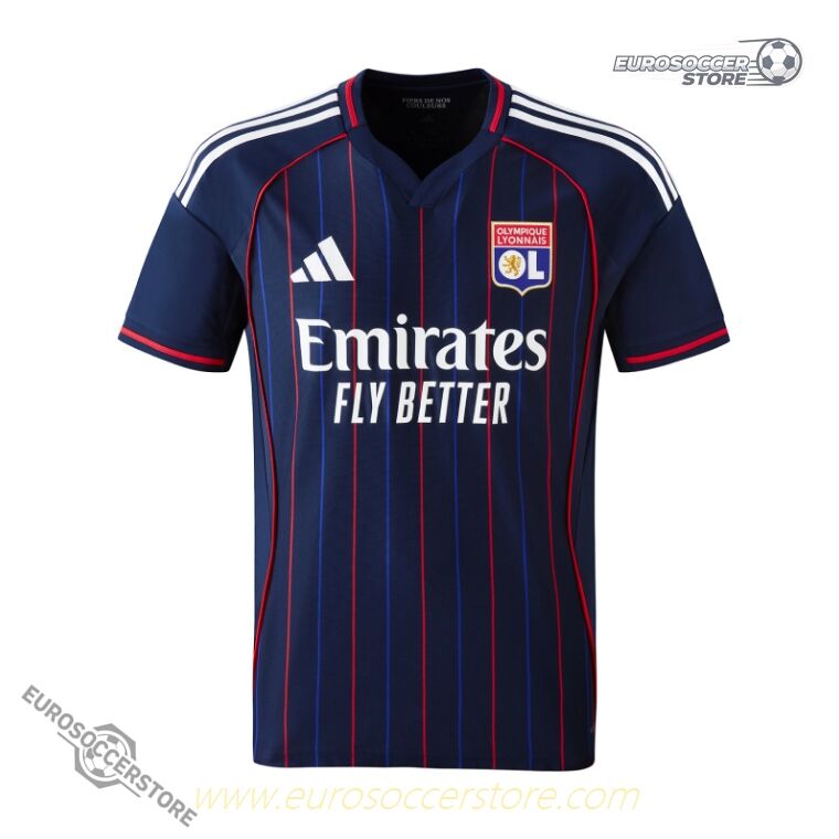 Olympique Lyonnais Lyon Away ĆALETACAR 55 Football Jersey for the 25-26 Season