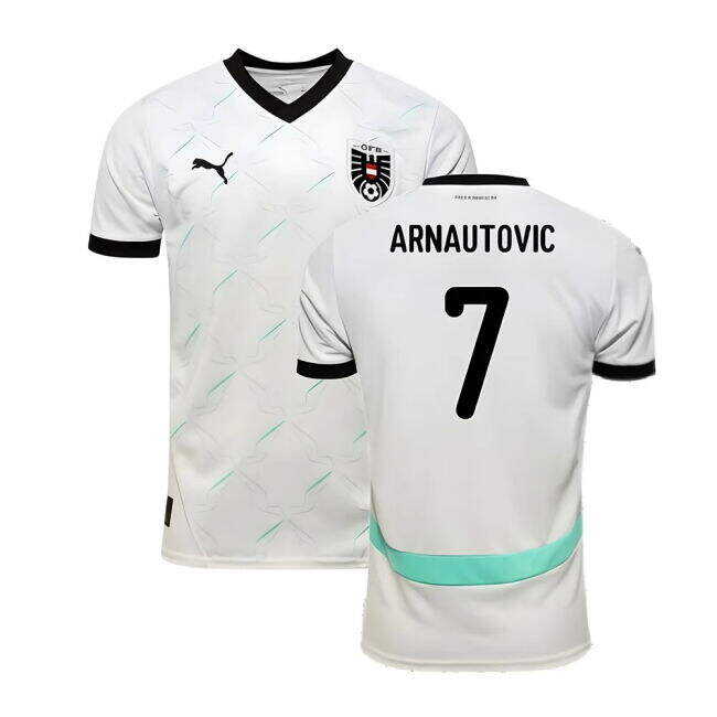 Convenient 2024-2025 Austria Away Shirt (Arnautovic 7) Slim Fitting