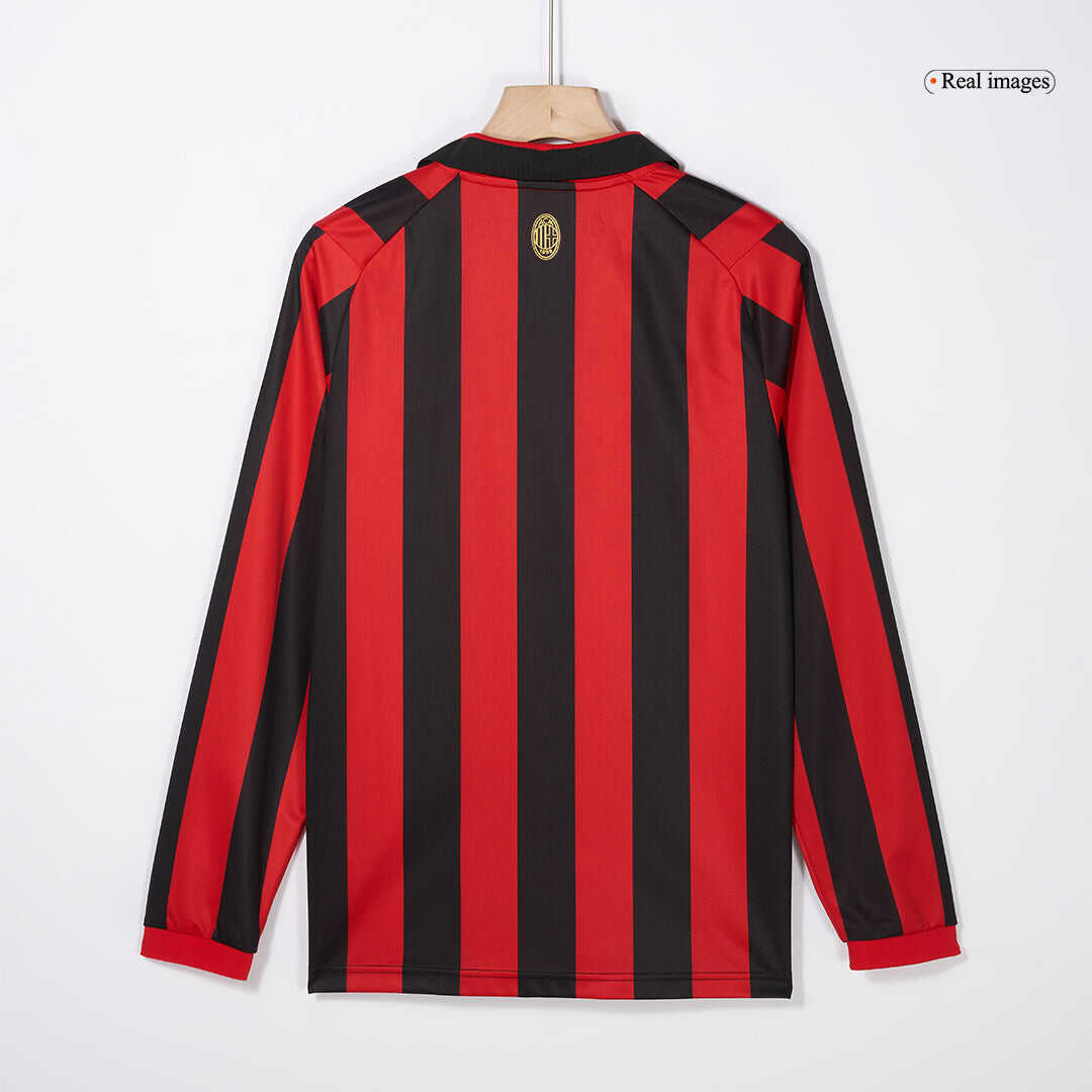 AC Milan Long Sleeve Soccer Jersey 2024/25 - 125th AnniversaryAuthenti