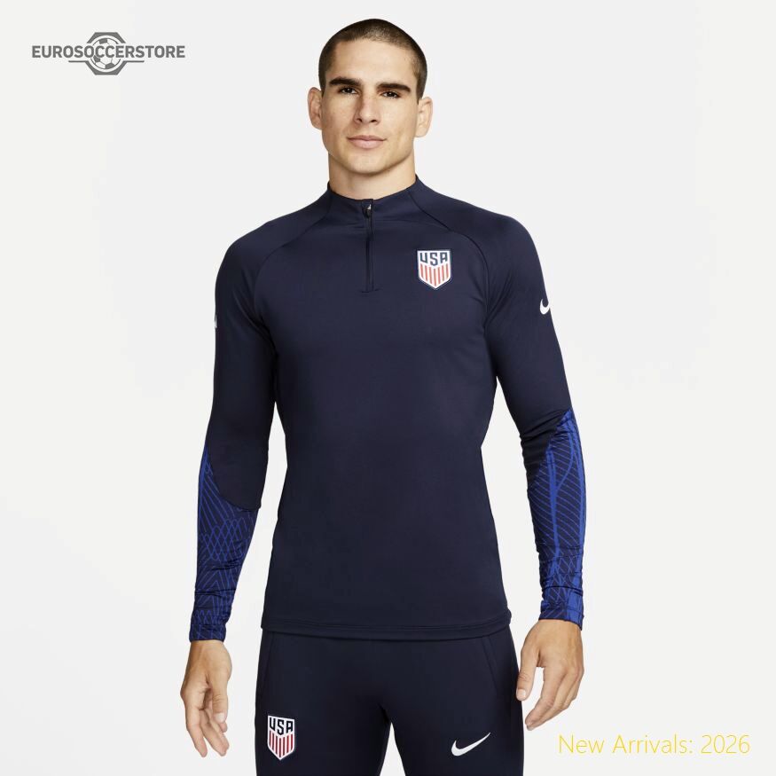 Adult Usa Usmnt Long Sleeve Strike Training Top Unknown Elite Jersey