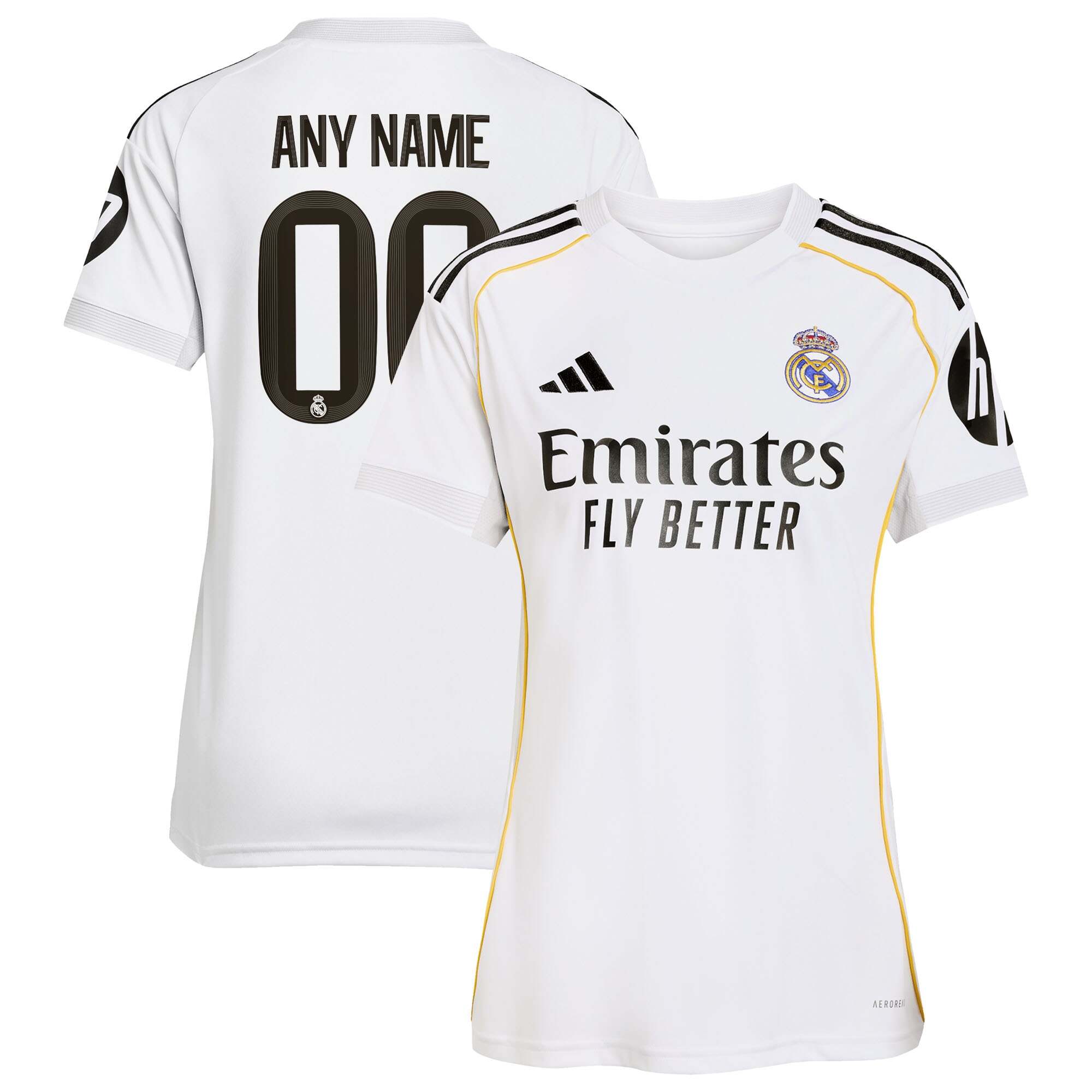 Real Madrid Women's 2025 Authentic Replica - Official Merchandise -