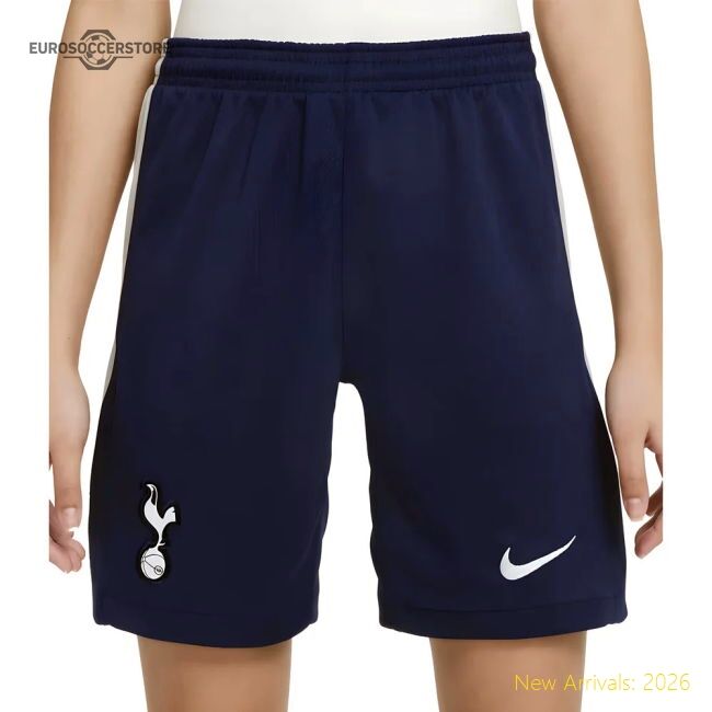 2025-2026 Tottenham Hotspur Home Shorts (navy) - Kids - Match Day Jersey