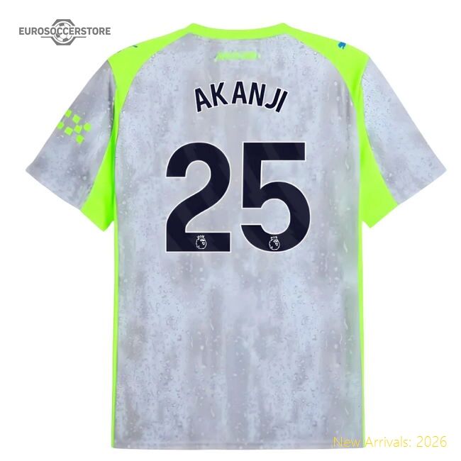 Premium 2025-2026 Man City Third Shirt (akanji 25) - Premium Quality