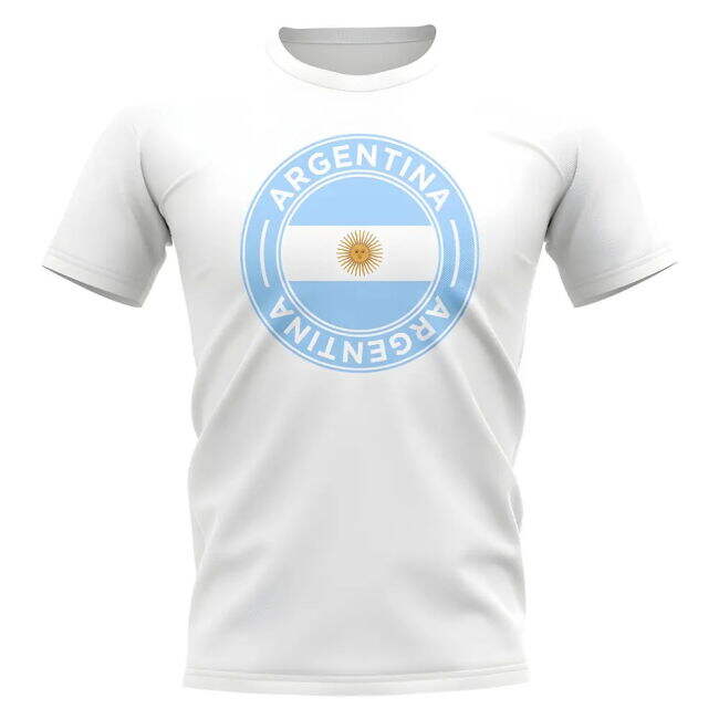 Argentina Football Badge T-Shirt (White)