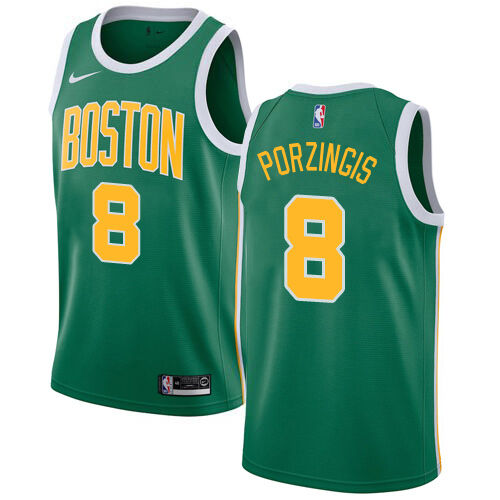 Celtics Kristaps Porzingis #8 Elite 2024 Earned NBA Swingman Jersey