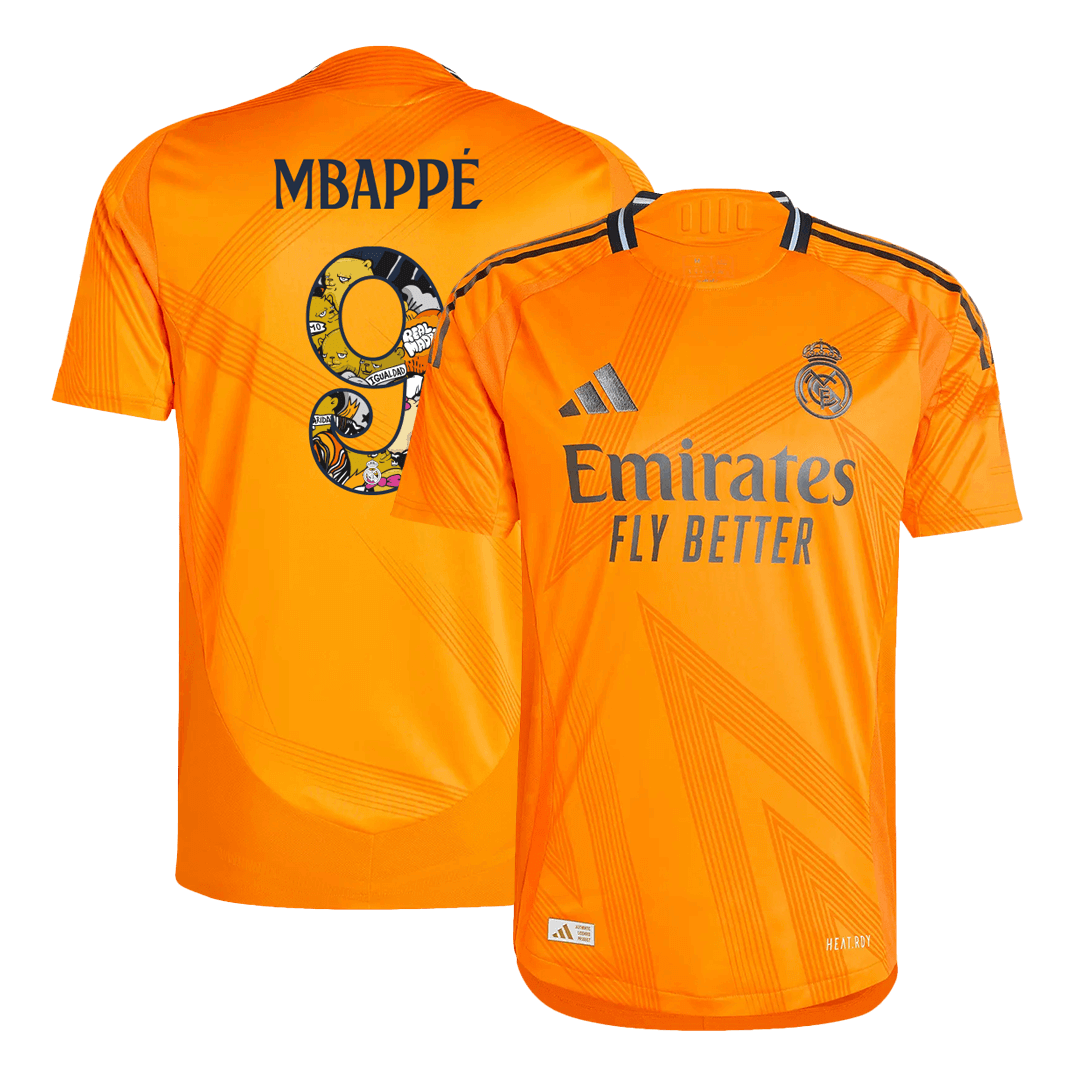 Player Version Mbapp¨¦ #9 Real Madrid Away Soccer Jersey 2024/25 - Bea