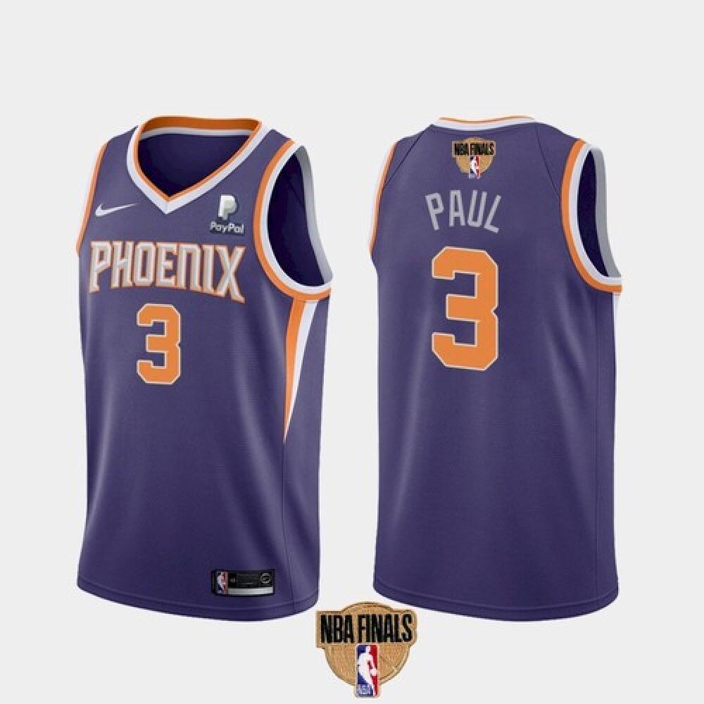 Game Day Value Men's Suns #3 Chris Purple Basketball Jersey