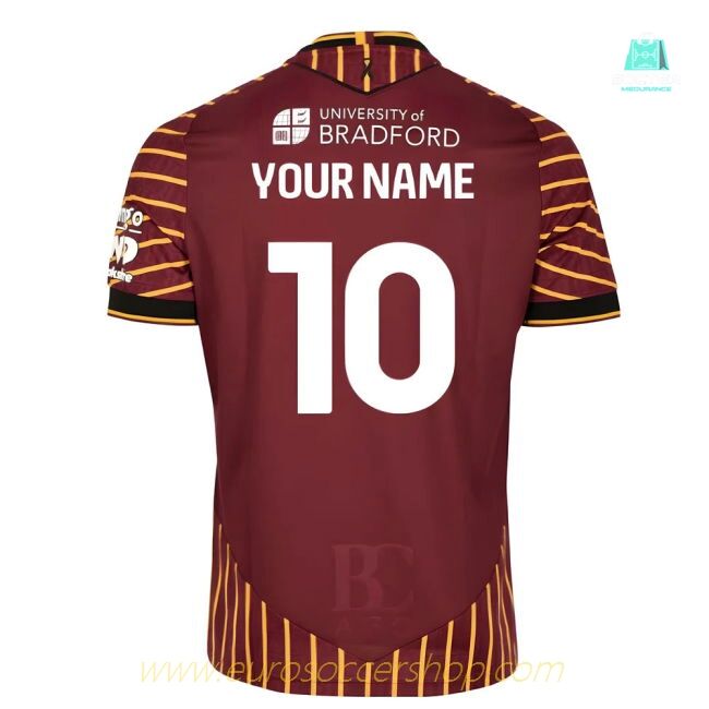 2025-2026 Bradford City Home Shirt (Your Name)