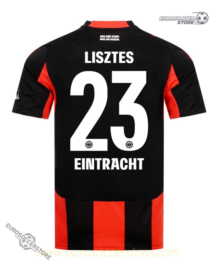 Eintracht Frankfurt Home LISZTES 25-26 Season Football Jersey