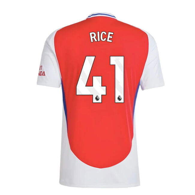 Premium Arsenal 2024-2025 Home Jersey (Rice 41)