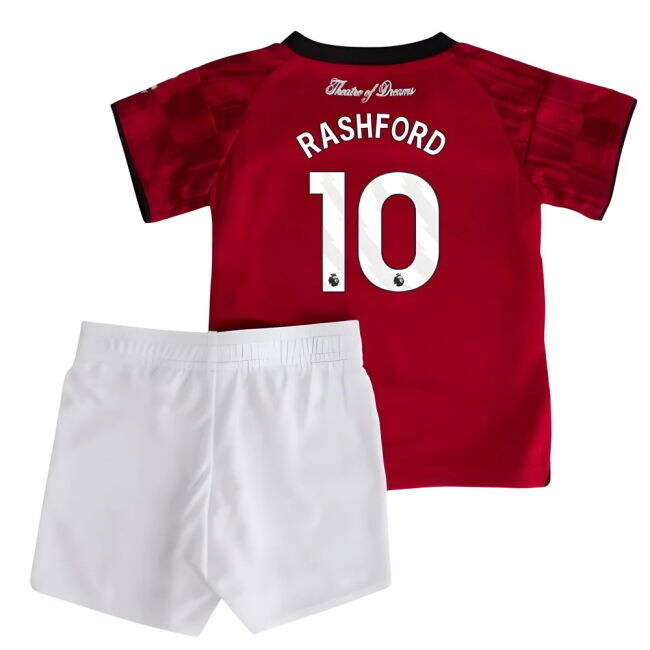 Modern Man Utd 2025-2026 Man Utd Home Baby Kit (Rashford 10) for Ma...