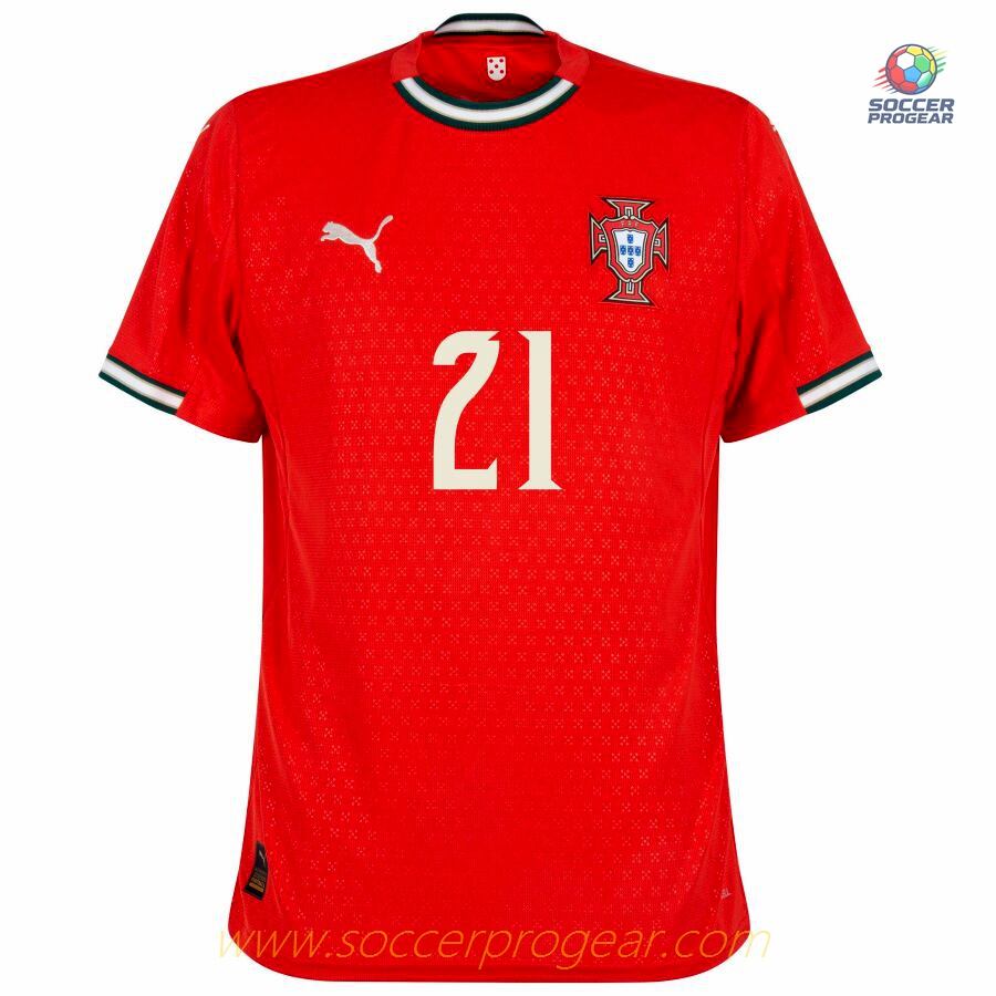 Portugal Home Team Jersey 2025 Season 2026 Diogo Jota