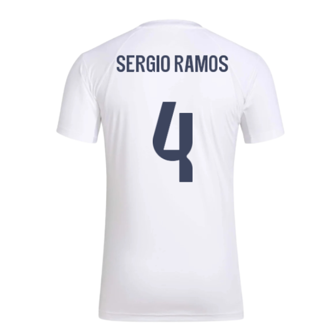 Elite 2025-2026 Real Madrid Seasonal Graphic Tee (white) (sergio Ra