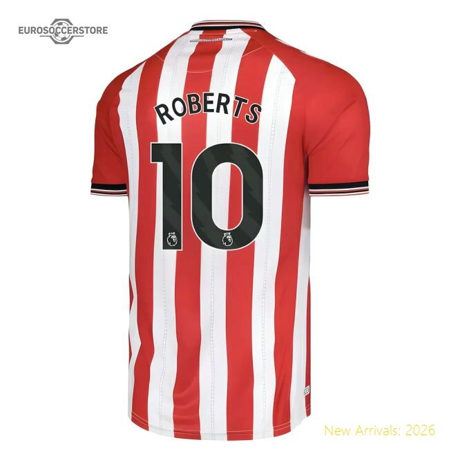 2025-2026 Sunderland Home Shirt (roberts 10) - Competitive Price