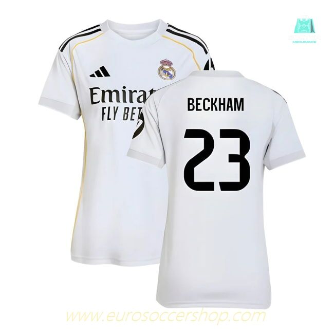 2025-2026 Real Madrid Home Shirt (Womens) (Beckham 23)