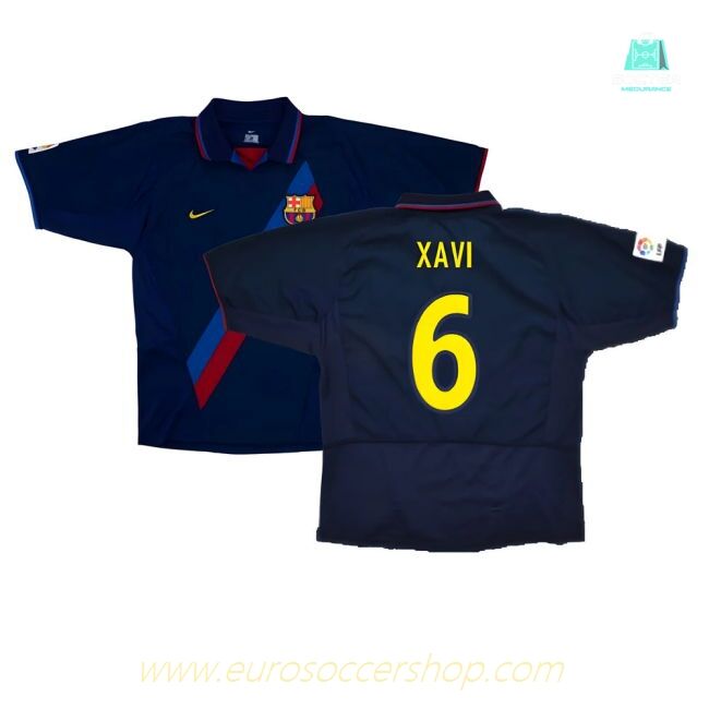 Barcelona 2003-04 Third Shirt ((Very Good) XXL) (Xavi 6)