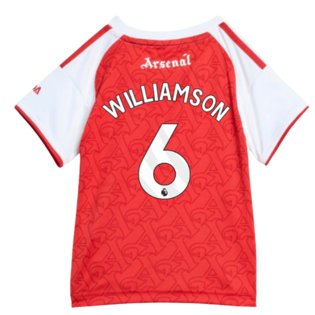 Arsenal Home Soccer Shirt 2025-20 Williamson 6 L M S_799