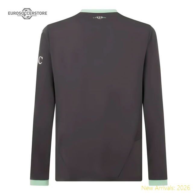 First-class 2024-2025 Ac Milan Third Long Sleeve Shirt - Match Quality