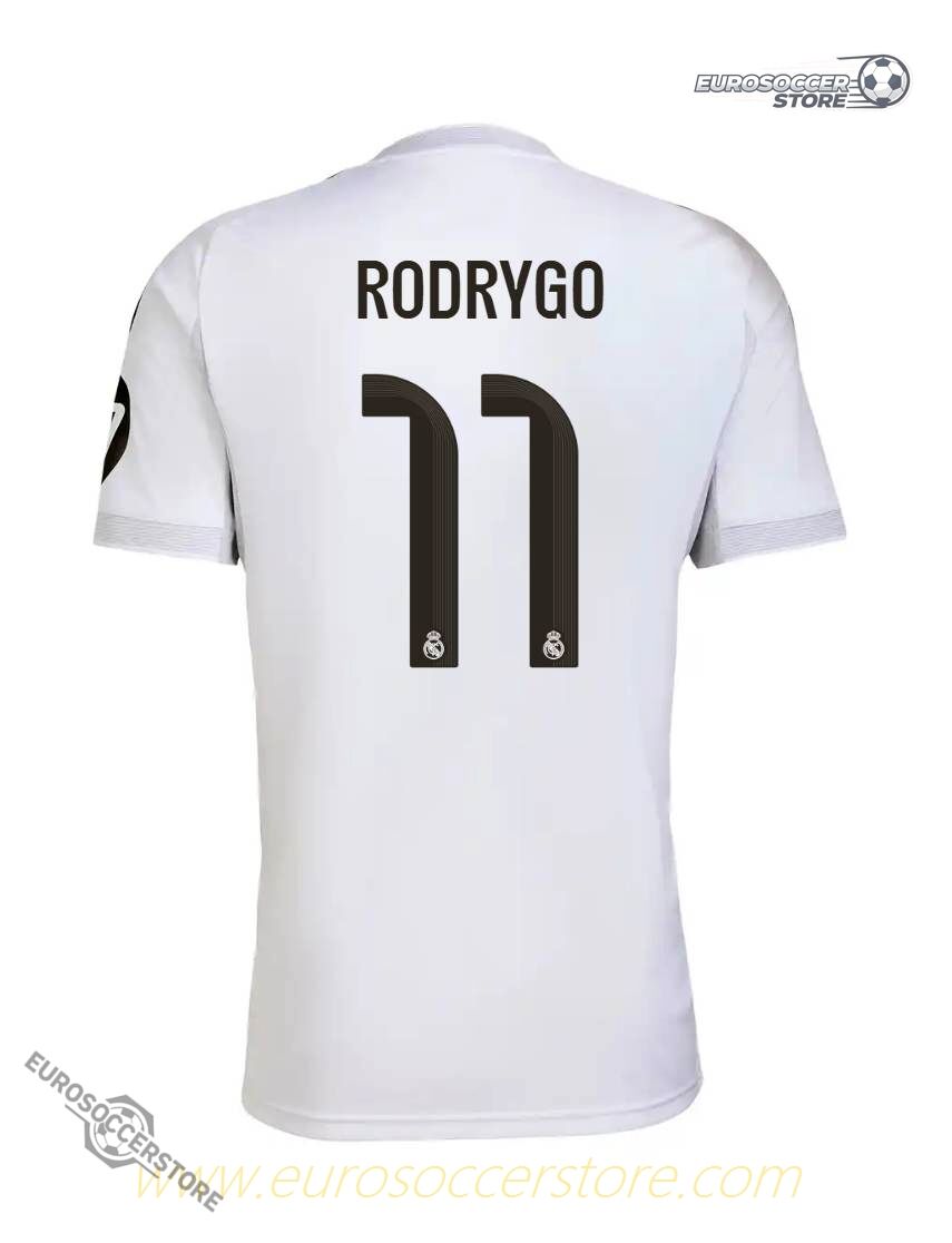 Rodrygo 11 Home Jersey for Real Madrid 25-26 Season