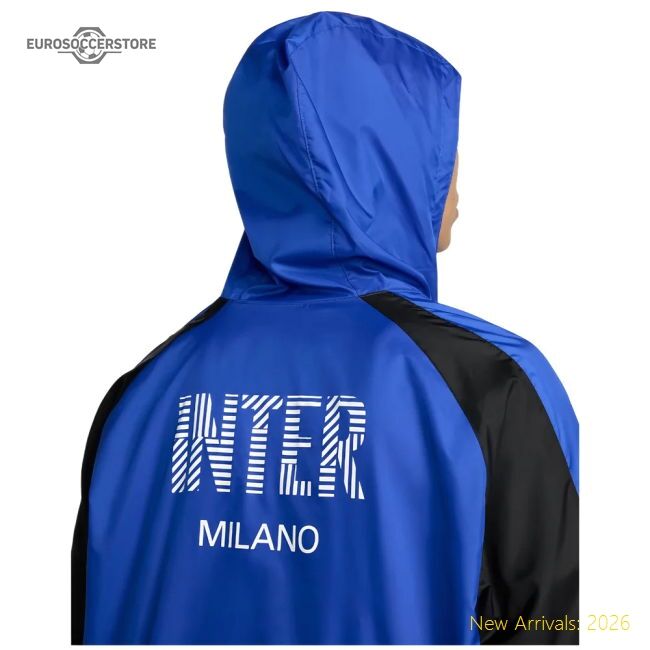 Outstanding 2024-2025 Inter Milan Home Hooded Woven Athletic Tracks