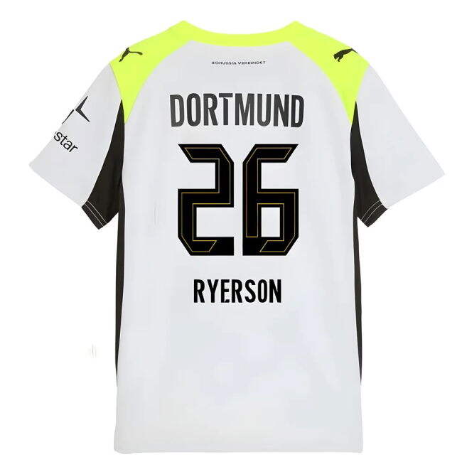 2025-2026 Borussia Dortmund Away Shirt for (Children