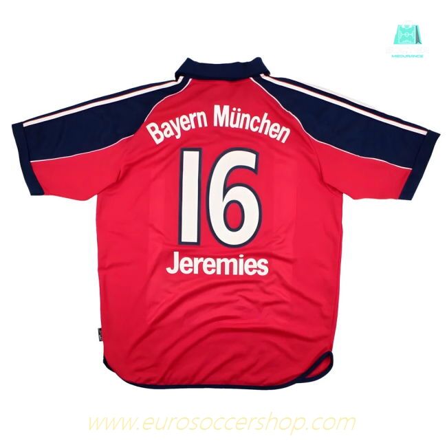 Bayern Munich 1999-01 Home Shirt (M) Jeremies #16 (Excellent)