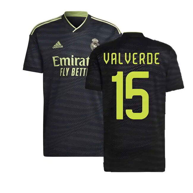 2022-2023 RM Third Football Shirt (VALVERDE 15) Antibacterial