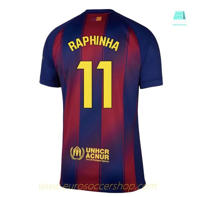 2025-2026 Barcelona Home Shirt (Raphinha 11)